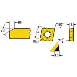 CCGW Turning Inserts Grade 7025 thumbnail-0