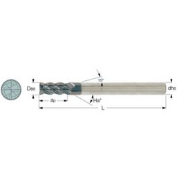 EC-B-4 Milling Cutters, Grade IC900 thumbnail-1