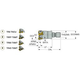 TR6 ER-M Multifunction Endmills With FLEXFIT Threaded Connection thumbnail-1