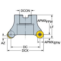 R200 CoroMillⓇ 200 Face Milling Cutter thumbnail-0