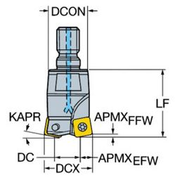 R210 CoroMillⓇ 210 Face Milling Cutter thumbnail-0