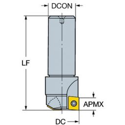 R216.2 U-MaxⓇ Square Shoulder Milling Cutter
 thumbnail-0