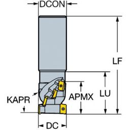 R390 CoroMillⓇ 390 Square Shoulder Milling Cutter thumbnail-0