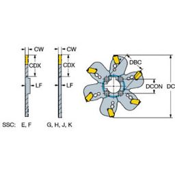 QD-GC CoroMillⓇ QD Indexable Grooving And Parting Off Cutter
 thumbnail-0