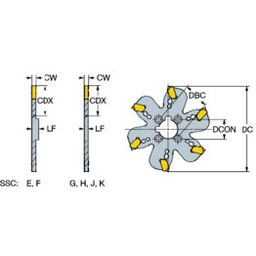 QD-F CoroMillⓇ QD Indexable Grooving And Parting Off Cutter thumbnail-0