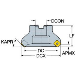 R245 CoroMillⓇ 245 Face Milling Cutter - Arbor  thumbnail-0