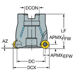 R300 CoroMillⓇ 300 Face Milling Cutter - Arbor thumbnail-0