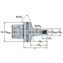 C4.391EH Coromant CaptoⓇ to Coromant EH Adaptor
 thumbnail-0