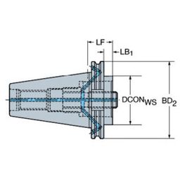 C4-390.540 BIG-PLUS ISO To Coromant CaptoⓇ Adaptor thumbnail-0