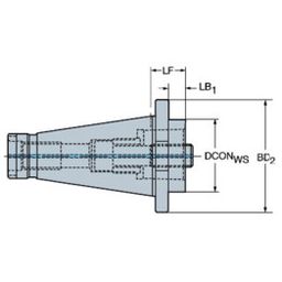 C6-390.00 DIN 2080 To Coromant CaptoⓇ Adaptor thumbnail-0