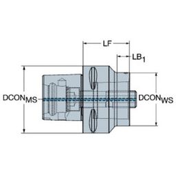 C8-391.02 Coromant CaptoⓇ Reduction Adaptor thumbnail-0