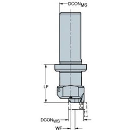 R429U-A16 Cylindrical Shank To CoroCutⓇ MB Adaptor thumbnail-0