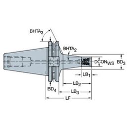 392.140EH ISO 7388-1 To Coromant EH Adaptor thumbnail-0