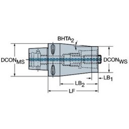 C5-391.02 Coromant CaptoⓇ Reduction Adaptor thumbnail-0