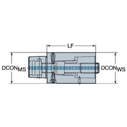 C6-391.01 Coromant CaptoⓇ Extension Adaptor thumbnail-0