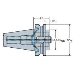 C5-390 MAS-BT 403 To Coromant CaptoⓇ Adaptor thumbnail-0