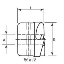 Type U-09 HSS Backspotfacing Tool - Tol. k12 thumbnail-1