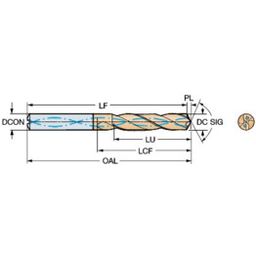 860.1 CoroDrillⓇ 860 Solid Carbide Drill With Internal Coolant MM 2214 thumbnail-0