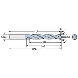 460.1 CoroDrillⓇ 460 Solid Carbide Drill With External Coolant GC 34 thumbnail-0