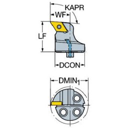 570-SDUCL/R CoroTurnⓇ 107 Head For Turning thumbnail-0