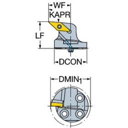 570-SVLBL/R CoroTurnⓇ 107 Head For Turning thumbnail-0