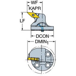 TR-SL V13LBL/R CoroTurnⓇ TR Head For Turning thumbnail-0