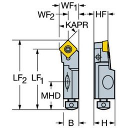 SSSCL/R CoroTurnⓇ 107 Cartridge For Turning  thumbnail-0