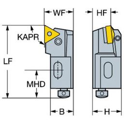 PTGNL/R  T-MaxⓇ P Cartridge For Turning thumbnail-0