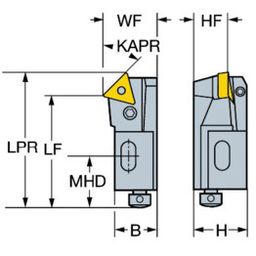 PTSNL/R T-MaxⓇ P Cartridge For Turning thumbnail-0