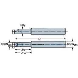 MB-E Cylindrical Shank To CoroCutⓇ MB Adaptor
 thumbnail-0