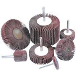  Aluminium Oxide Standard Rotary Fan Grinders - 6mm Shaft thumbnail-0