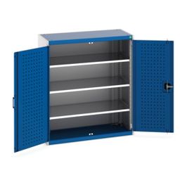 Cubio SMF-10 Storage Cupboards With Perfo Doors thumbnail-0