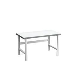 Heavy Duty Vinyl Top (Plastic Edges) Fixed Height Workshop Benches thumbnail-0