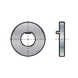 Internal Tab Washer - Metric - Steel - BZP (Bright Zinc Plated) - DIN 462 thumbnail-0