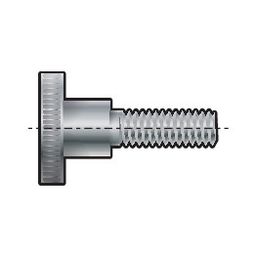 Thumb Screw, Metric - A1 Stainless - Slotted Knurled High Type - DIN 464 Sz thumbnail-0