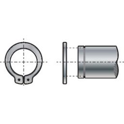 CirClip - Metric - Stainless - External - DIN 471 thumbnail-0