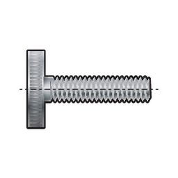 Thumb Screw, Metric - A1 Stainless - Knurled Thin Type - DIN 653 thumbnail-0