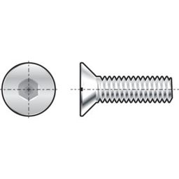 Socket Head Countersunk Screw, Metric - A4 Stainless - DIN 7991 thumbnail-0