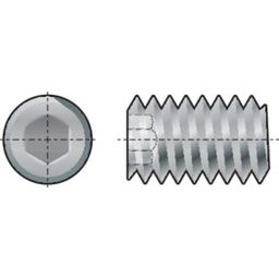 Socket Set Screw, BSF - Steel - Grade 14.9 - Cup Point - DIN 913 thumbnail-0