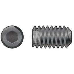 Socket Set Screw, BSF - Steel - Grade 14.9 - Knurled Cup Point - DIN 916 thumbnail-0