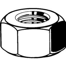 Hexagon Nut - Metric - Steel - DIN 555 thumbnail-2