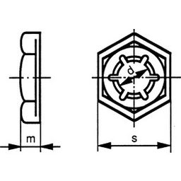 Self-Locking Counter Nuts - Metric - A4 Stainless Steel - DIN 7967 thumbnail-2