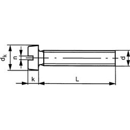 Machine Screw, Metric - A4 Stainless - Slotted Cheese Head - DIN 84 thumbnail-2