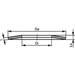 Phosphated Washer, Metric - Steel - CK67 - Disc Spring thumbnail-1