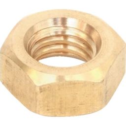 Hexagon Nut - Metric - Brass - Ni (Nickel Plated) - Cu2/Cu3 - DIN 934 (1987) thumbnail-0