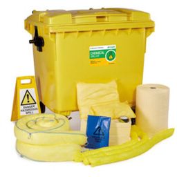 Chemical Spill Kit 4 Wheely Bin thumbnail-1