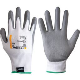 TEGERA® Cut Resistant Gloves, PU Coated, White/Grey thumbnail-0