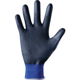 Nitrile Coated Grip Gloves, Black/Blue thumbnail-3