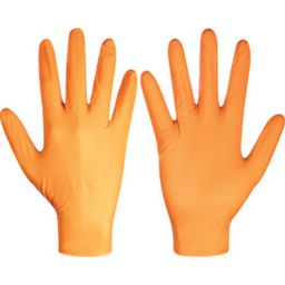 GL201 Finite® Nitrile Disposable Gloves, Orange thumbnail-0