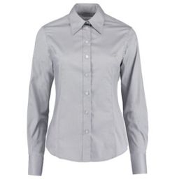 KK702 Ladies Oxford Long Sleeved Shirts thumbnail-0